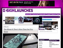 Tablet Screenshot of designlaunches.com